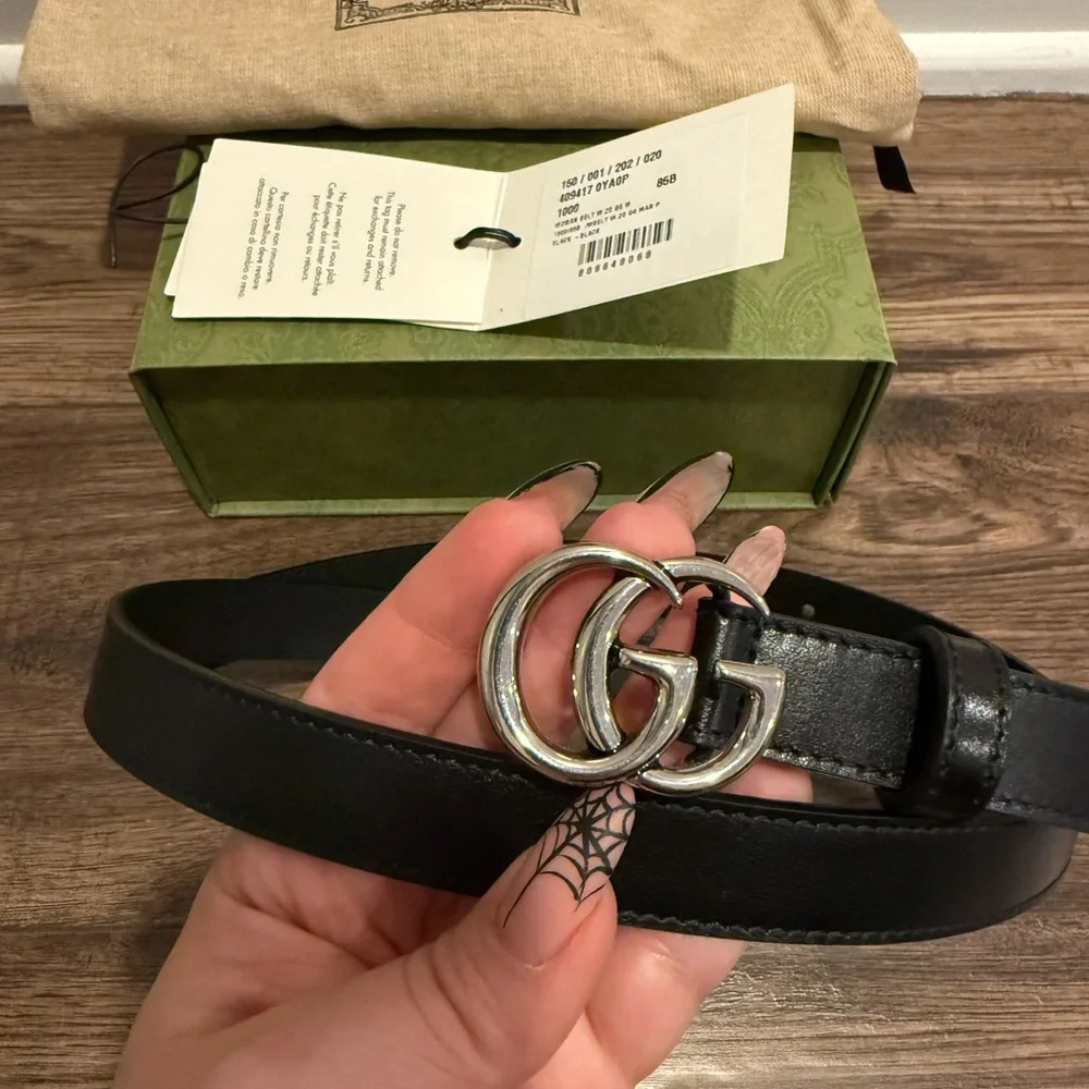 Gucci Black Leather Belt - Picture 5 of 5